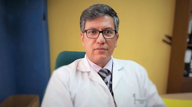 Vctor lvarez, presidente del Colegio de Mdicos de Pichincha.