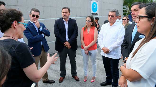 Autoridades de Estado acompaaron a delegados de OMS durante su visita al Puerto Martimo Simn Bolvar.