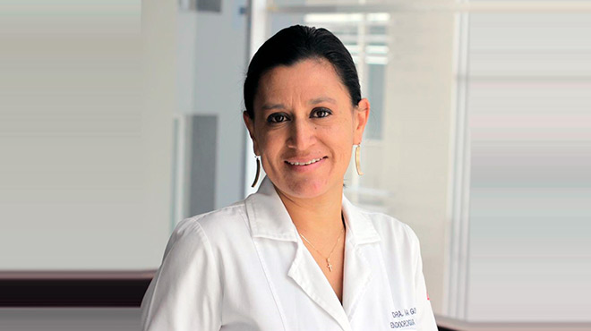 Viviana Gonz�lez, endocrin�loga pediatra del HDLV.