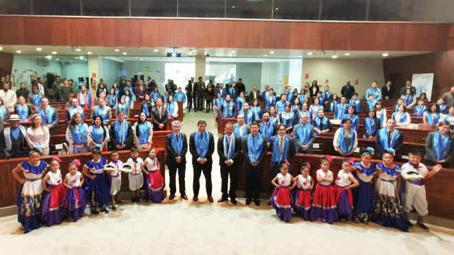 En la Asamblea se realiz el Foro de Alimentacin Escolar-Ecuador 'Nutriendo el Presente'.