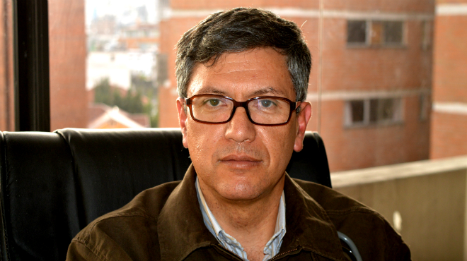 Vctor lvarez, vicepresidente del Colegio Mdico de Pichincha.