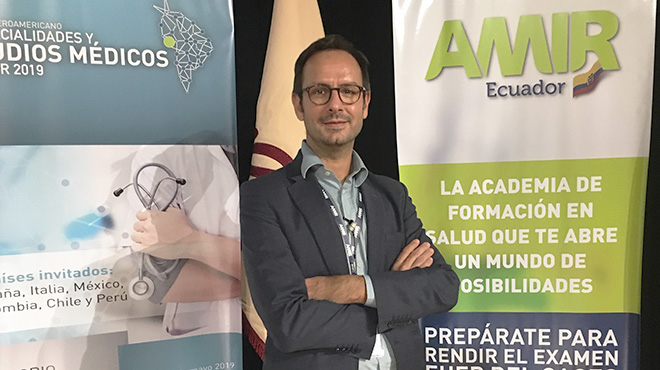 Jaime Campos, director de la academia AMIR.