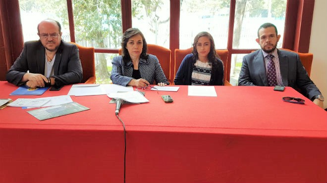 Santiago Carrasco, Amira Herdoiza, Gabriela Lpez y Juan Pablo Albn.