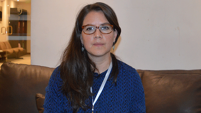 Ana Luca Torres, directora del ISP de la PUCE.