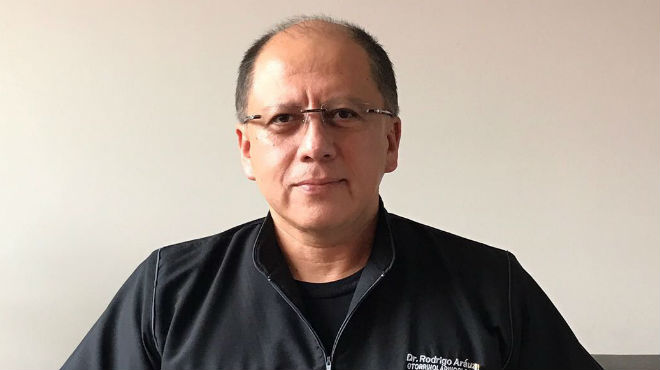 Rodrigo Aruz, nuevo presidente de la Academia Ecuatoriana de Otorrinolaringologa (AEO).