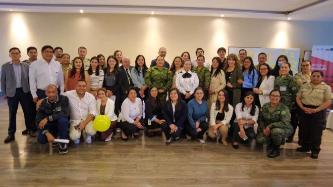 Asistentes de las capacitaciones.