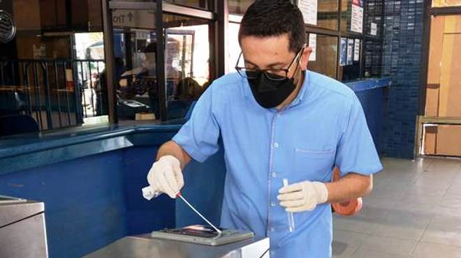 Se han tomado muestras en las terminales, estaciones, paradas y unidades de transporte p�blico. 