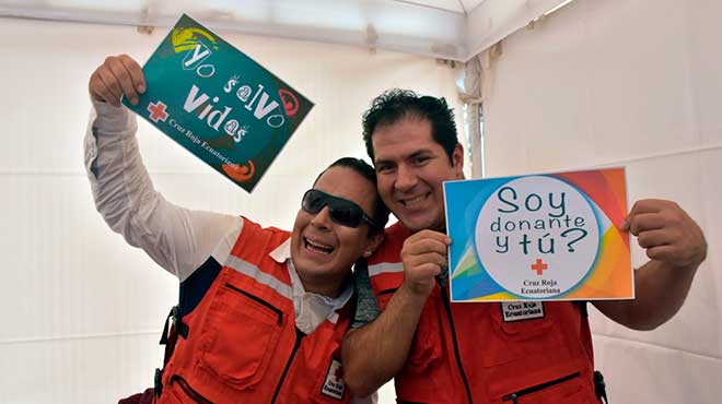 Donar sangre toma entre 10 a 15 minutos. 