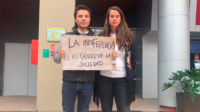 Wilson Merino, director ejecutivo de la Fundacin Cecilia Rivadeneira, y Rebeca Bianqui, directora de operaciones.