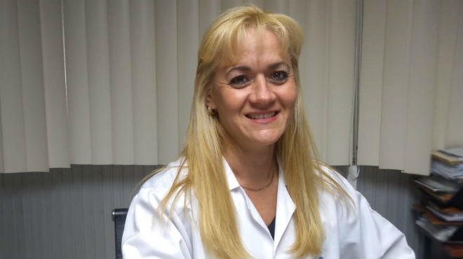 Mara Ceballos, jefe de la Unidad de Trasplante y Banco de Tejidos.