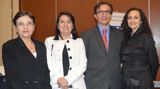 Yolanda Zapara, Janeth Montalvo, Javier Santamara y Ketty Sacoto.