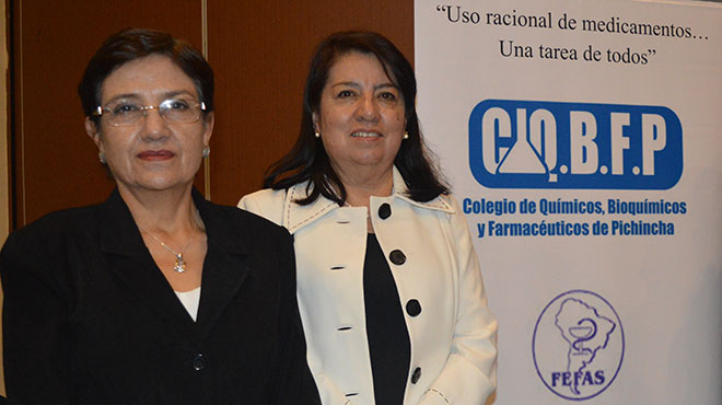 Yolanda Zapata y Janeth Montalvo.