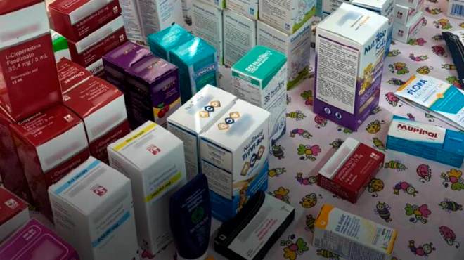 Productos encontrados en el establecimiento.
