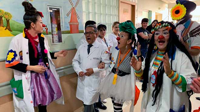 Clowns hospitalarios.