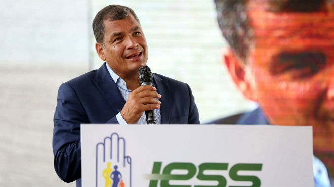 Rafael Correa, presidente del Ecuador.