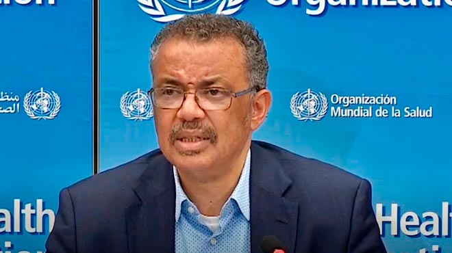 Tedros Adhanom Ghebreyesus. director general de la OMS.