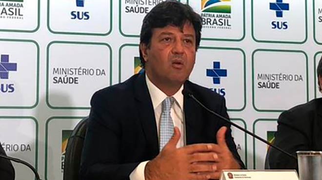 Henrique Mandetta, ministro de Salud de Brasil.