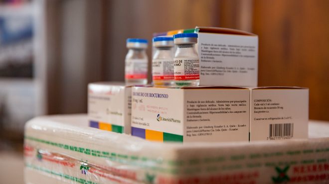 Los medicamentos fueron adquirimos a una empresa farmacutica nacional. 
