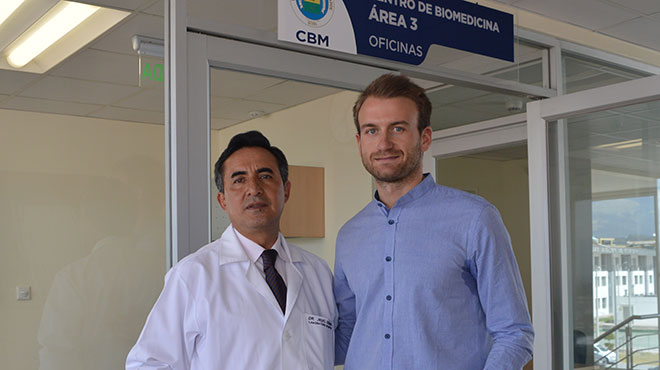 ngel Guevara  del centro de Biomedicina y Fabio Formenti del hospital Sacro Cuore de Italia.