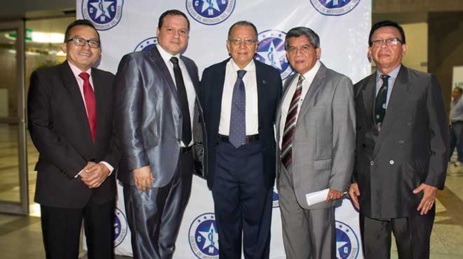 Juan Carlos Lascano, Ernesto Carrasco, Francisco Plaza, Washington Ladines, Luis Salas.