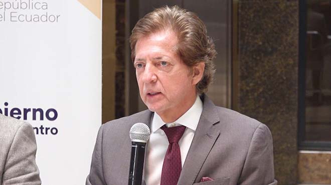 Alfredo Ortega, presidente del Consejo Directivo del IESS.