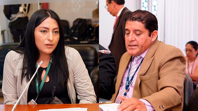 Daniela Rojas y Mauricio Espinel.