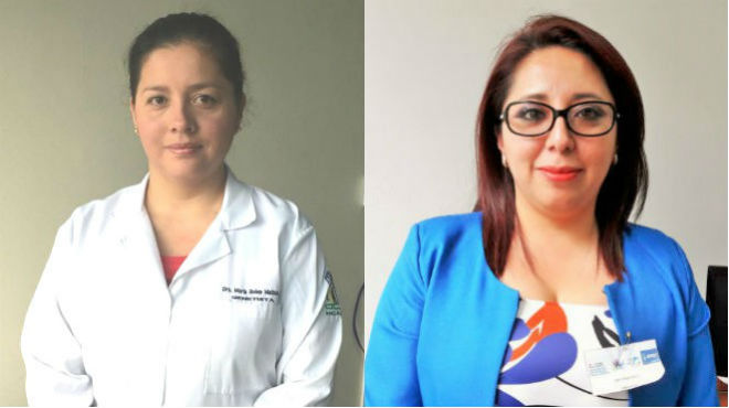 Mara Beln Matos y Paola Vlez.