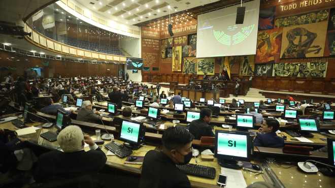 El Pleno de la Asamblea Nacional.