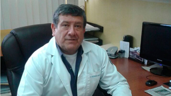 Francisco Bravo, director m�dico de Hospital Homero Castanier Crespo de Azogues.