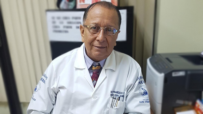 Francisco Paza, jefe del servicio de Ginecologa del Hospital Luis Vernaza.