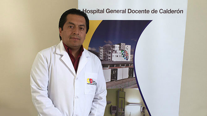 Alvaro Guamantica, coordinador de Investigacion del HGDC.