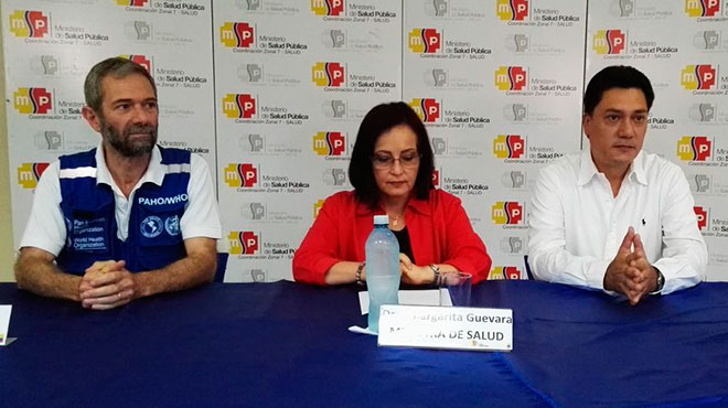 Adrin Daz, Margarita Guevara y Carlos Zambrano.