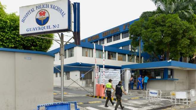 Hospital de la Policía Nacional en Guayaquil.
