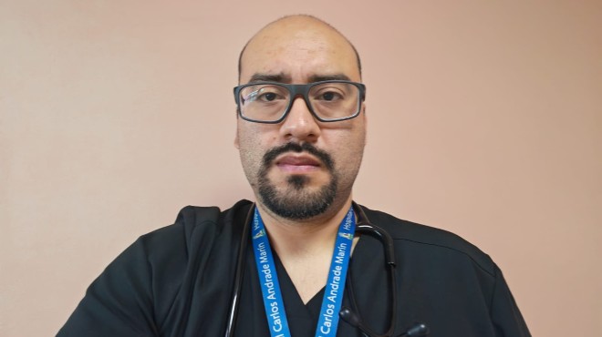 Hugo Miranda, presidente de la Asociación de Profesionales del HCAM.