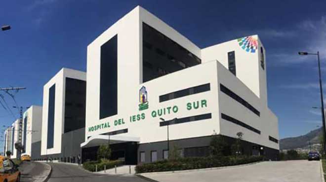 Hospital del IESS Quito Sur.