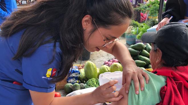 La vacuna trivalente protege contra los tres virus de mayor circulación.