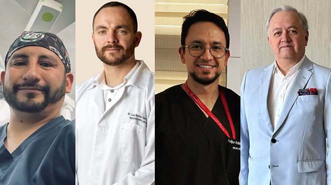 Frank David Chamba-Vozmediano, Luis Nuñez-Del-Arco, Felipe Rodríguez-Cajiao y Fabricio González. 