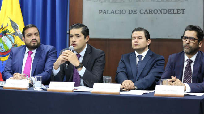 Andrs Madero, Richard Martnez, Juan Sebastin Roldn y Ivn Ontaneda.