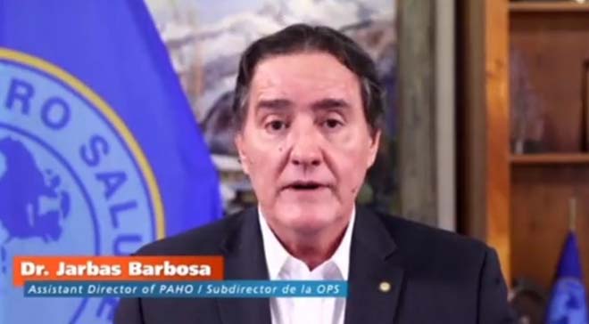Jarbas Barbosa, director adjunto de la OPS.
