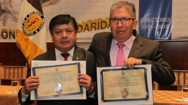 Juan Jose Flores y Milton Freire.