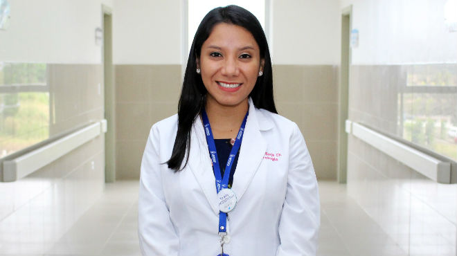 Katiuska Borja, dermatloga del Hospital Los Ceibos.