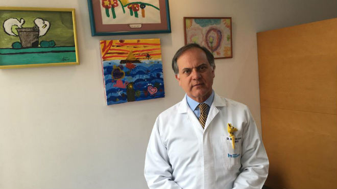 Mauricio Larrea, jefe del departamento de Pediatra del Hospital Metropolitano