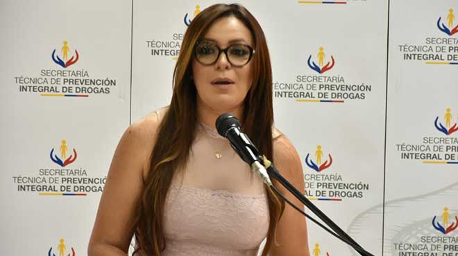 Ledy Ziga, Secretaria Tcnica de Prevencin de Drogas.