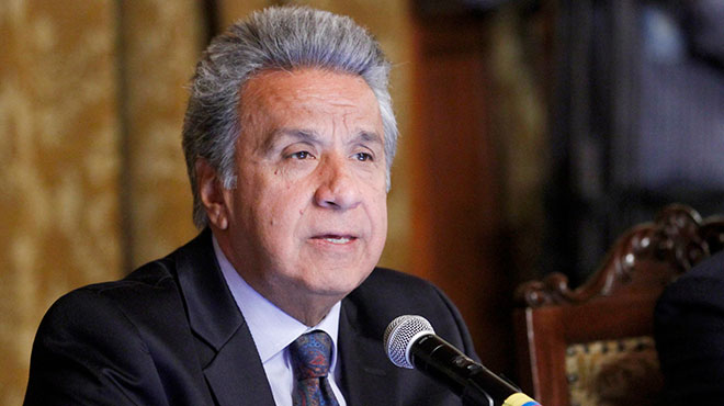 Lenn Moreno, presidente de Ecuador.