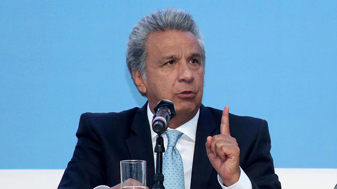 Lenn Moreno, presidente de Ecuador.