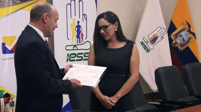 Francisco Vallejo y Cecilia Burbano.