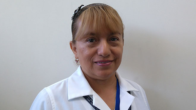 Lilia Villafuerte, nutricionista del HAGP.