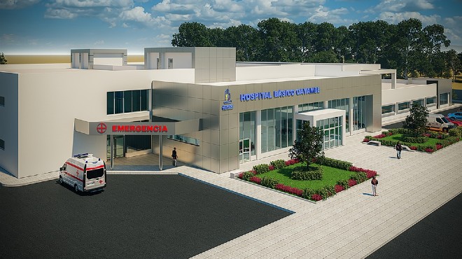 Maqueta del nuevo hospital en Cayambe.