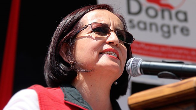 Margarita Guevara, ministra de Salud.