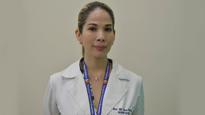 Mara Elena Vera, lder del servicio de Dermatologa del Hospital Guasmo Sur.